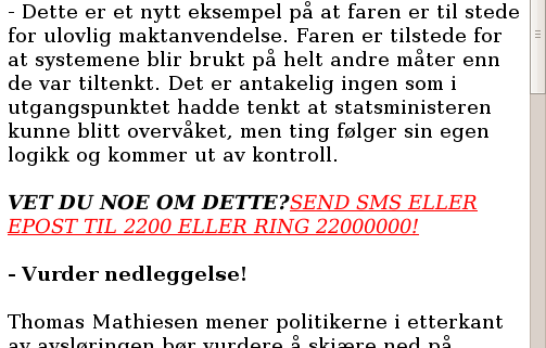 Ring oss!